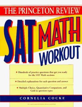 Paperback Princeton Review: SAT Math Workout Book