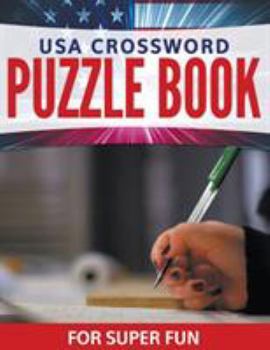 Paperback USA Crossword Puzzle Book For Super Fun Book