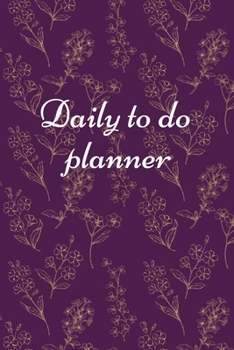 Paperback Daily to do planner: To-Do List Notebook, Planner, Daily Checklist, 6x9 inch Book