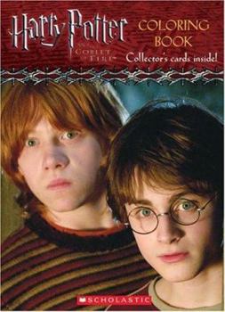 Paperback Harry Potter and the Goblet of Fire: Coloring Book [With Collector's Cards] Book