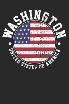 Paperback Notebook: Washington Dot Grid 6x9 120 Pages Book