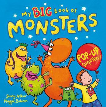 Hardcover My Big Book of Monsters. by Jenny Arthur and Maggie Bateson Book