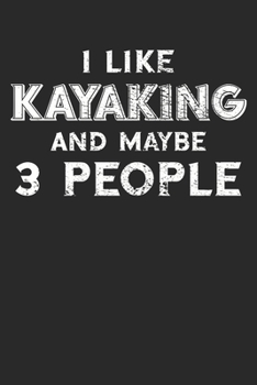 Notebook: Kayaking Dot Grid 6x9 120 Pages