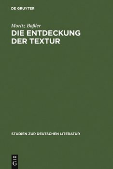 Hardcover Die Entdeckung der Textur [German] Book