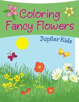 Paperback Coloring Fancy Flowers Book