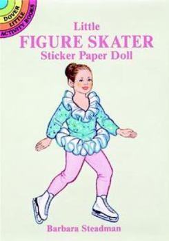 Paperback Little Figure Skater Sticker Paper Doll [With Stickers] Book