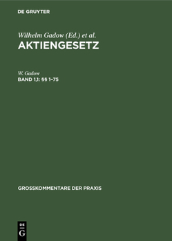 Hardcover §§ 1-75 [German] Book