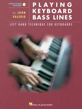 Paperback Playing Keyboard Bass Lines Left-Hand Technique for Keyboards [With Music] Book