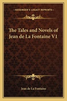 Paperback The Tales and Novels of Jean de La Fontaine V1 Book