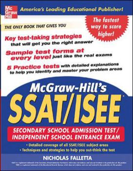 Paperback McGraw-Hill's SSAT/ISEE High School Entrance Exams Book