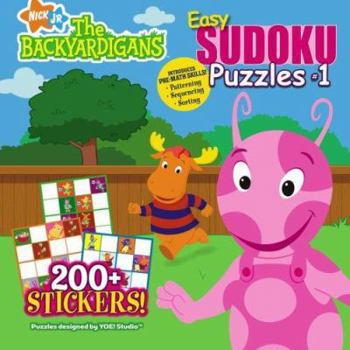 Paperback Easy Sudoku Puzzles #1 [With 200+ Stickers] Book
