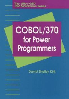 Paperback COBOL/370 for Power Programmers (The Wiley-Qed IBM Mainframe Series) Book