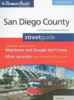 Spiral-bound The Thomas Guide San Diego County Street Guide Book