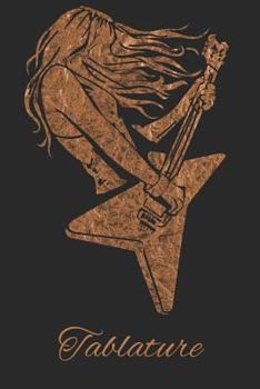 Paperback Tablature: 100 Page Guitar Tablature Book