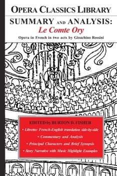Paperback LE COMTE ORY Opera in French in two acts by Gioachino Rossini: Opera Classics Library Book