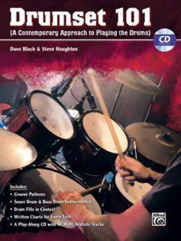 Paperback Drumset 101: A Contemporary Approach to Playing the Drums, Book & Online Audio [With CD (Audio)] Book