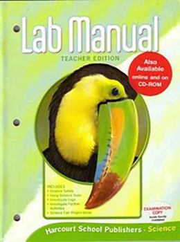 Paperback Harcourt Science: Lab Manual Grade 3 Book