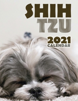 Paperback Shih Tzu 2021 Calendar Book