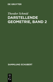 Hardcover Darstellende Geometrie, Band 2 [German] Book