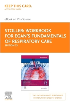 Workbook for Egan's Fundamentals of Respiratory Care Elsevier - EBook on VitalSource (Retail Access Card)