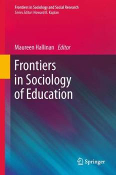 Paperback Frontiers in Sociology of Education Book