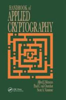 Hardcover Handbook of Applied Cryptography Book
