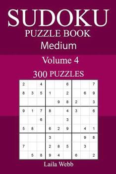 Paperback 300 Medium Sudoku Puzzle Book