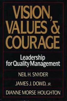 Hardcover Vision, Values & Courage Book