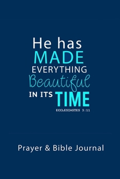 Paperback Ecclesiastes 3: 11 Journal Book