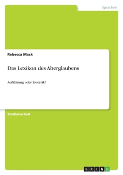 Paperback Das Lexikon des Aberglaubens: Aufklärung oder Esoterik? [German] Book