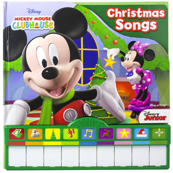 Paperback Mickey's Christmas Songs with Keyboard Book