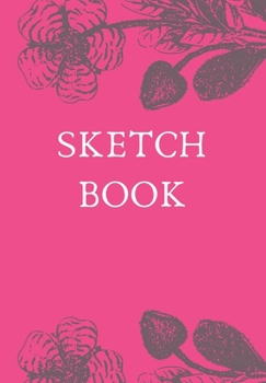 Paperback Sketch Book: Cerise with Black Line Drawing Journal for the Creative Individual Book