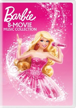 DVD Barbie 8-Movie Musical Collection Book