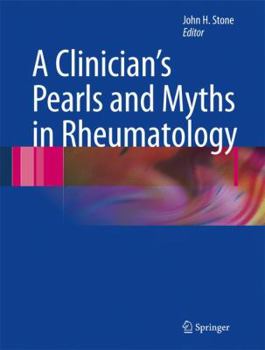 Hardcover A Clinician's Pearls and Myths in Rheumatology Book