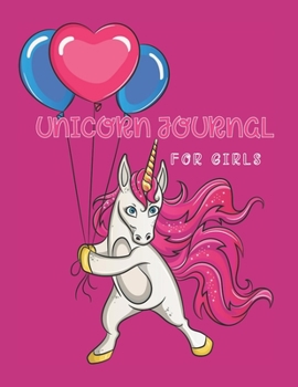 Unicorn Journal: Unicorn Gifts for Girls: Blank lined Unicorn themed Journal notebook to write in and make Sketches for girls