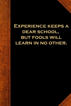 2020 Daily Planner Ben Franklin Quote Experience Vintage Style 388 Pages: 2020 Planners Calendars Organizers Datebooks Appointment Books Agendas