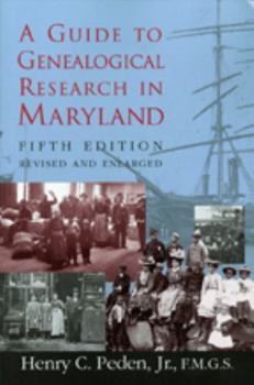 Paperback A Guide to Genealogical Research in Maryland Book