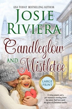 Paperback Candleglow and Mistletoe: Large Print Edition [Large Print] Book