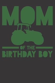 Paperback Notebook: Birthday Tractor College Ruled 6x9 120 Pages Book