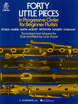 Paperback Forty (40) Little Pieces: For Flute & Piano Book