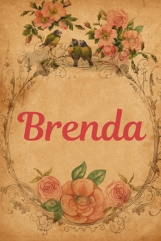Brenda: Personalized Journal to write in Positive Thoughts for Women Teens Girls gifts holidays