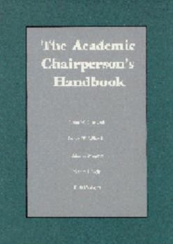 Hardcover The Academic Chairperson's Handbook Book
