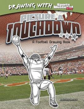 Hardcover Picture a Touchdown: A Football Drawing Book