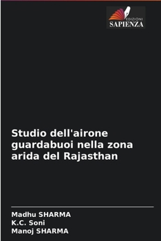 Paperback Studio dell'airone guardabuoi nella zona arida del Rajasthan [Italian] Book