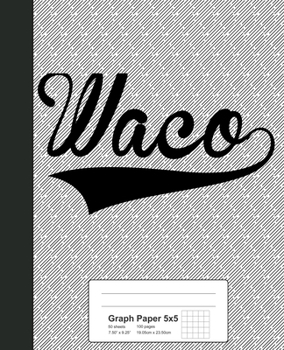 Paperback Graph Paper 5x5: WACO Notebook Book