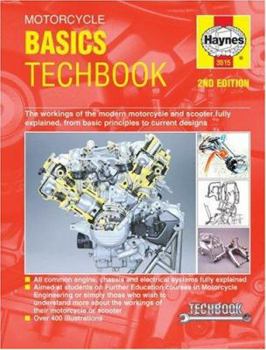 Hardcover Motorcycle Basics Techbook Book