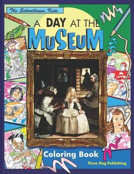 Paperback A Day At The Museum Coloring Book