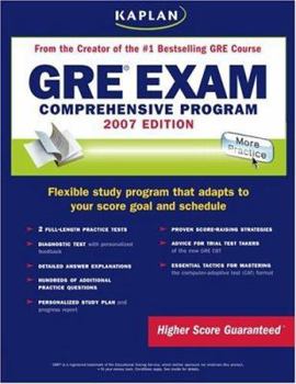 Paperback Kaplan GRE Exam, 2007 Edition: Comprehensive Program Book