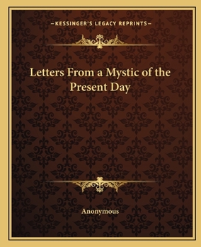 Paperback Letters From a Mystic of the Present Day Book