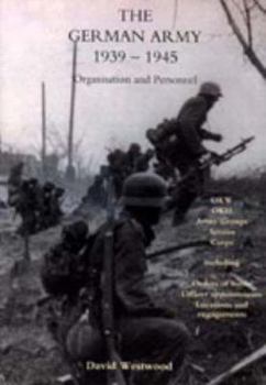 Paperback German Army 1939-1945organisation and Personnel Book